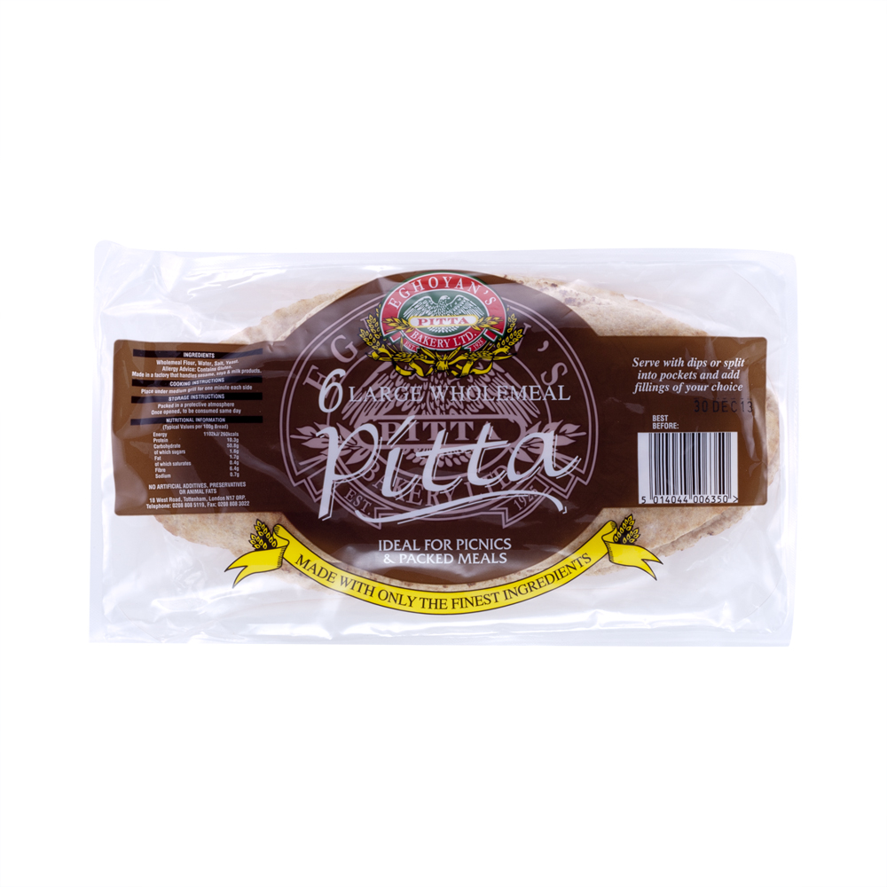 EGHOYANS BROWN PITTA BREAD Star Distribution