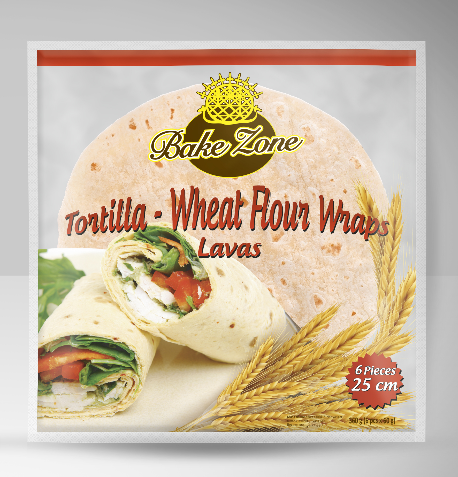 BAKE ZONE TORTILLA 6 PACK Star Distribution